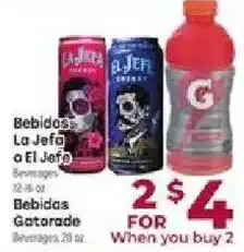 Cardenas Bebidas La Jefa o El Jefe offer