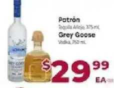 Cardenas Patrón Tequila Añejo, Grey Goose Vodka offer