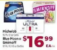 Cardenas Michelob Blue Moon or Smirnoff offer