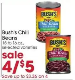 Giant Eagle Bush's Chili Beans offer