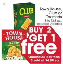 Giant Eagle Town House Club or Toasteds offer