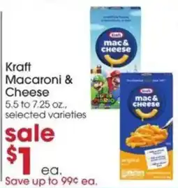 Giant Eagle Kraft Macaroni & Cheese offer