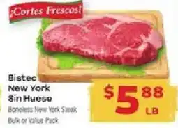 Supermercado El Rancho Bistec New York Sin Hueso offer