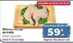 Supermercado El Rancho Pierna y Muslo de Pollo offer