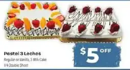 Supermercado El Rancho Pastel 3 Leches offer