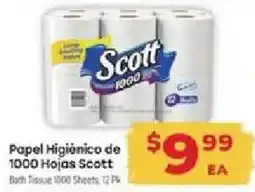 Supermercado El Rancho Scott bath tissue offer