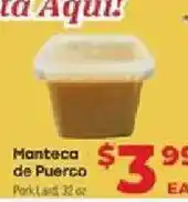 Supermercado El Rancho Pork Land Manteca de Puerco offer