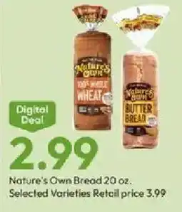 Stater Bros Nature's Own Bread offer