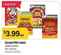 Bashas' General Mills Cereal offer