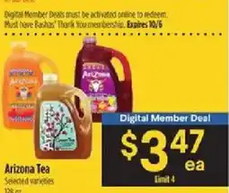 Bashas' Arizona Tea offer