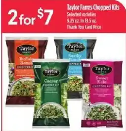 Bashas' Taylor Farms Chopped Kits offer