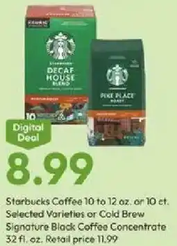 Stater Bros Starbucks Coffee offer
