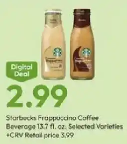 Stater Bros Starbucks frappuccino coffee beverage offer