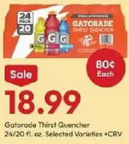 Stater Bros Gatorade Thirst Quencher offer