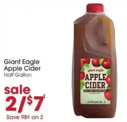 Giant Eagle Giant Eagle Apple Cider offer