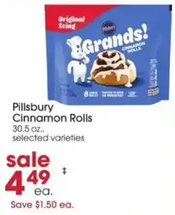 Giant Eagle Pillsbury Cinnamon Rolls offer