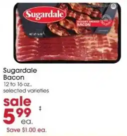 Giant Eagle Sugardale bacon offer