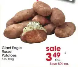 Giant Eagle Giant Eagle Russet Potatoes offer