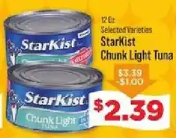 IGA Starkist chunk light tuna offer