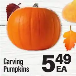 IGA Carving Pumpkins offer