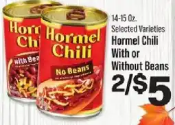 IGA Hormel chili offer
