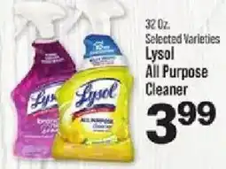 IGA Lysol all purpose cleaner offer