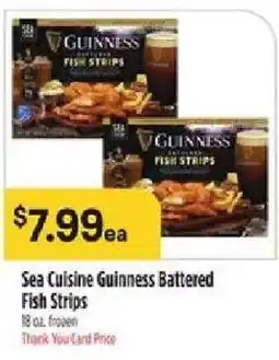 Bashas' Sea Cuisine Guinness Battered Fish Strips offer