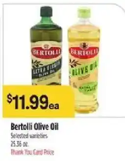 Bashas' Bertolli Olive Oil offer