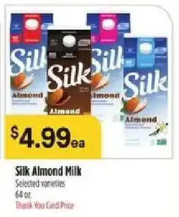 Bashas' Silk Almond Milk offer