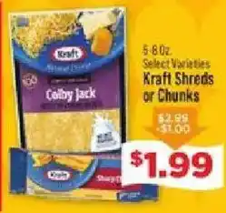 IGA Kraft Shreds or Chunks offer