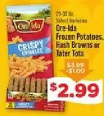 IGA Ore-Ida crispy crinkles offer