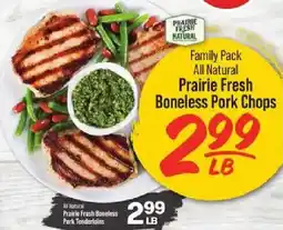IGA Prairie Fresh Boneless Pork Chops offer