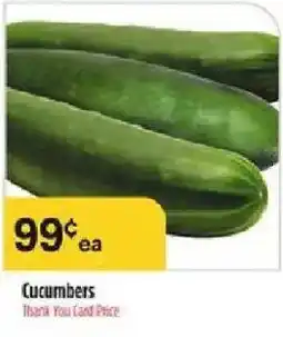 Bashas' Cucumbers offer