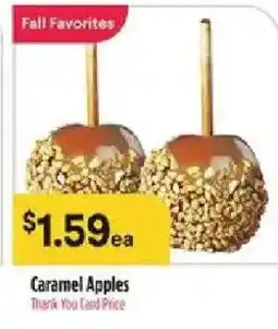 Bashas' Caramel Apples offer