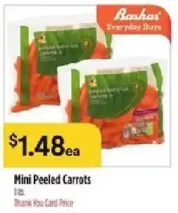 Bashas' Bashas Everyday Buys Mini Peeled Carrots offer