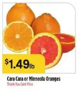 Bashas' Cara Cara or Minneola Oranges offer