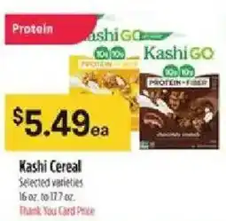 Bashas' Kashi Cereal offer