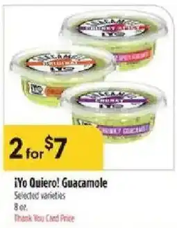Bashas' Iyo Quiero! Guacamole offer