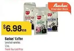Bashas' Bashas' Coffee offer
