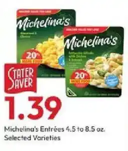Stater Bros Michelina's Entrées offer