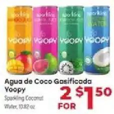 Supermercado El Rancho Agua de Coco Gasificada Voopy offer