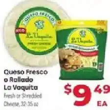 Supermercado El Rancho La Vaquita Queso Fresco or Rallado offer