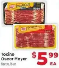 Supermercado El Rancho Tecino Oscar Mayer Bacon offer