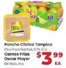 Supermercado El Rancho Ponche Citrico Tampico offer