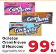 Supermercado El Rancho Galletas Cremi Nieves El Mexicano offer