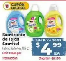 Supermercado El Rancho Suavizante de Telas Suavitel offer