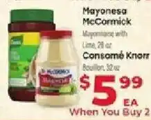 Supermercado El Rancho Mayonesa McCormick offer