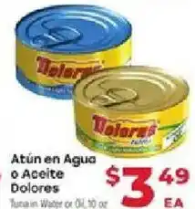 Supermercado El Rancho Dolores Tuna in Water or Oil offer