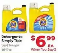 Supermercado El Rancho Tide simply detergente offer