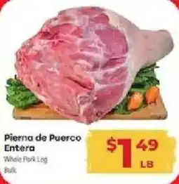 Supermercado El Rancho Whole Pork Leg offer
